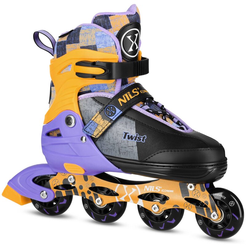 Łyżworolki NILS EXTREME Twist NA13810 (rozmiar 31-34) Żółty