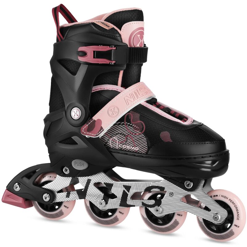 Łyżworolki NILS EXTREME Cosmo NA13808 (rozmiar 34-37) Różowy