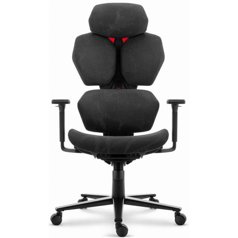 Fotel HELL'S CHAIR HC- 1010 Czarny