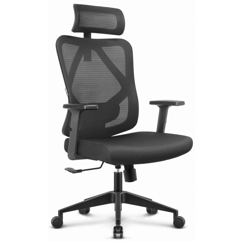 Fotel biurowy HELL'S CHAIR HC-1041 Czarny