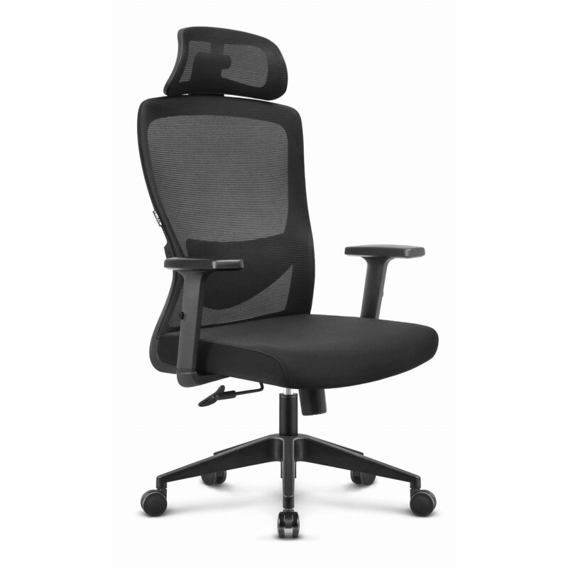 Fotel biurowy HELL'S CHAIR HC-1040 Czarny