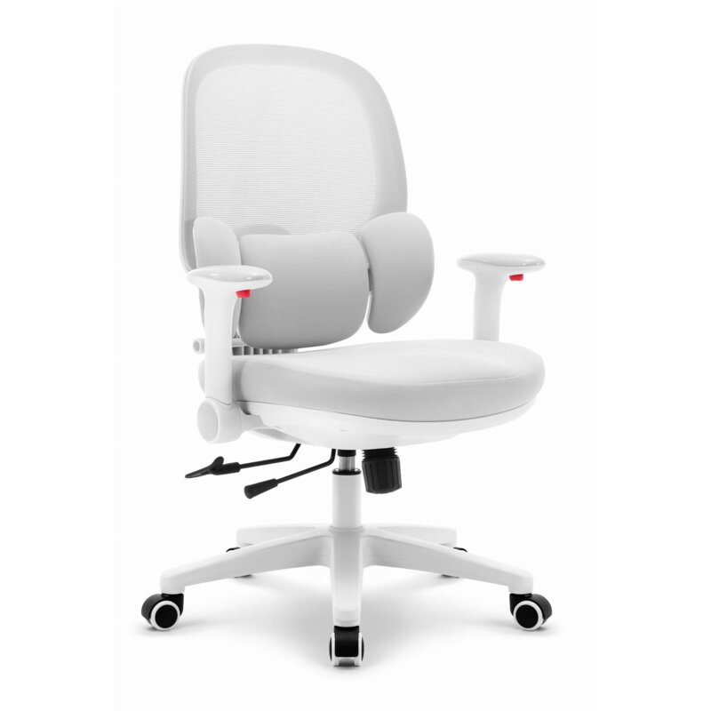 Fotel gamingowy HELL'S CHAIR HC-999 Szaro-Biały