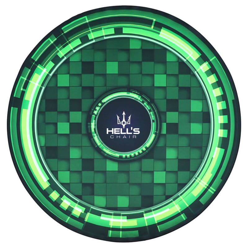 Mata pod fotel HELL'S CHAIR Rainbow Zielony