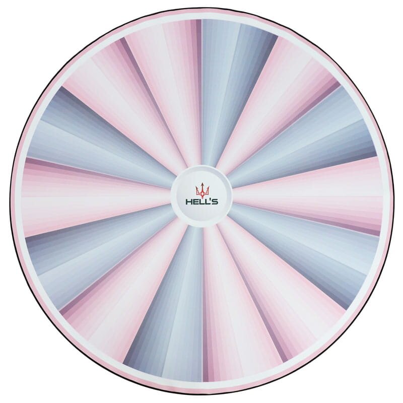 Mata pod fotel HELL'S CHAIR Rainbow Szaro-różowy