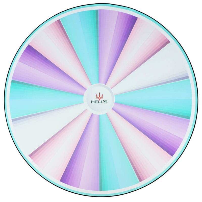 Mata pod fotel HELL'S CHAIR Rainbow Wielokolorowy