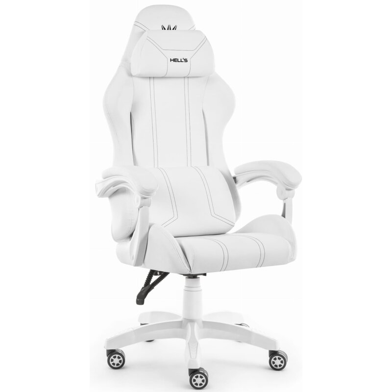 Fotel gamingowy HELL'S CHAIR HC-1014 Biały