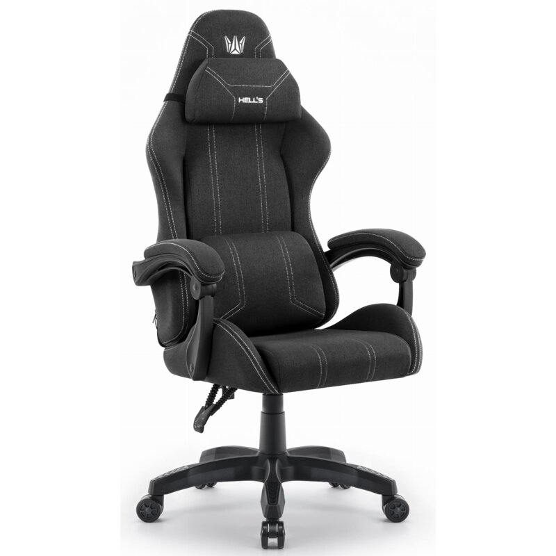 Fotel gamingowy HELL'S CHAIR HC-1014 Czarny