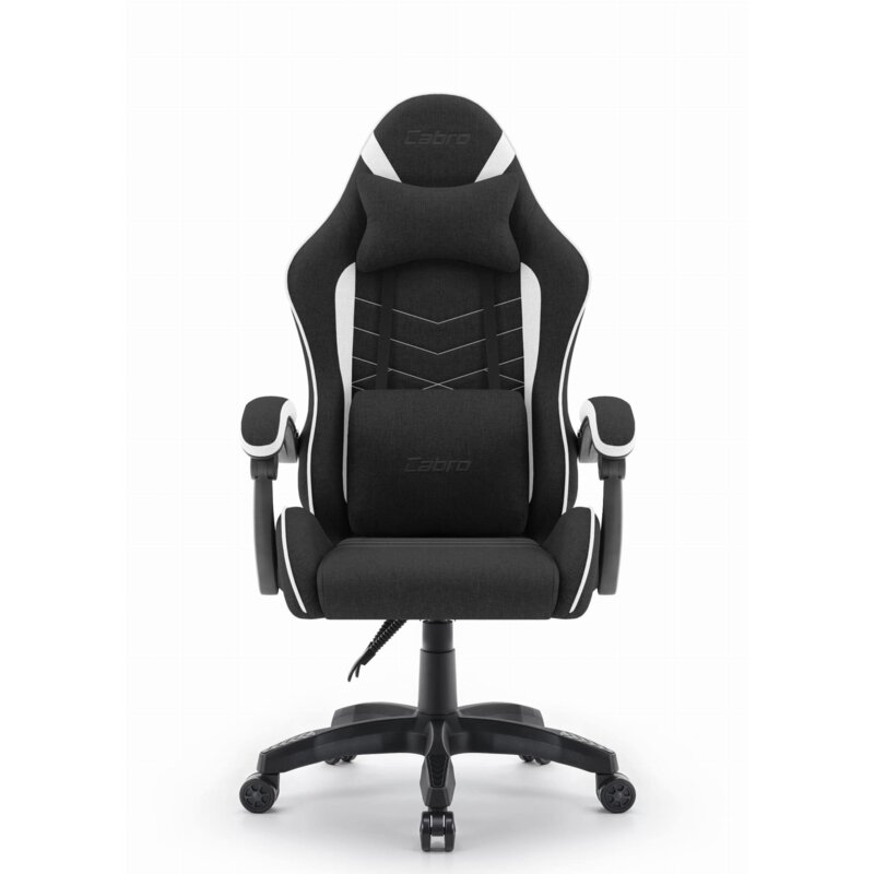 Fotel gamingowy CABRO C500 Czarno-Biały