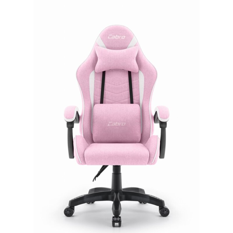 Fotel gamingowy CABRO C500 Różowo-Biały