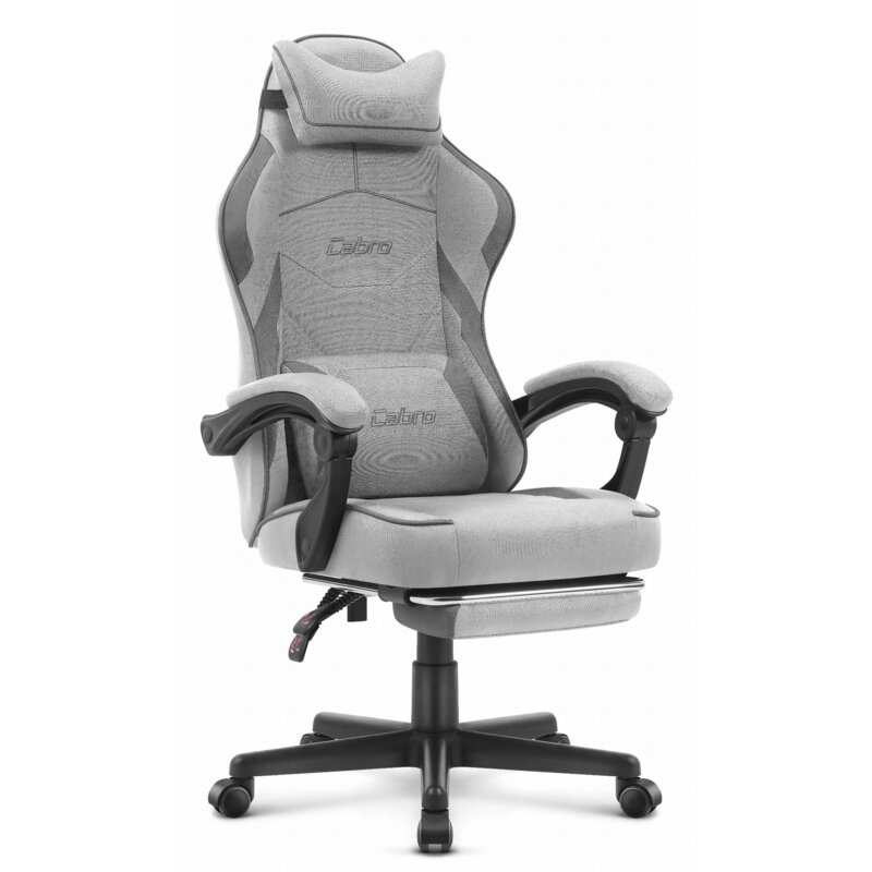 Fotel gamingowy CABRO C502 Szaro-czarny