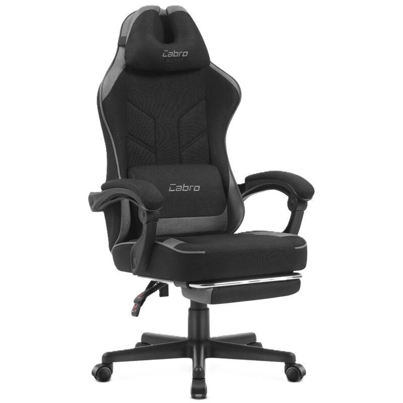 Fotel gamingowy CABRO C504 Czarno-szary