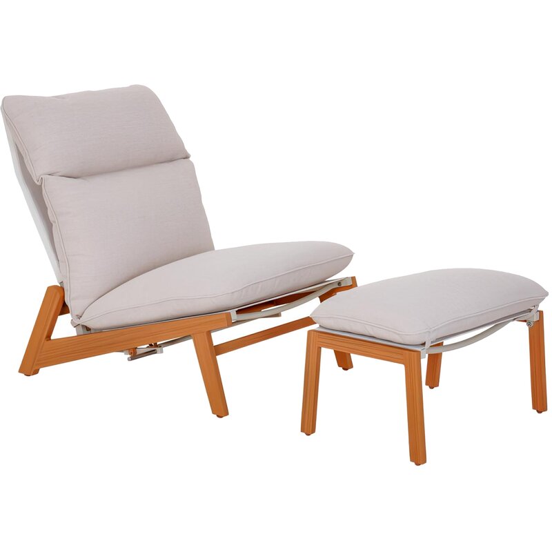 Leżak MIRPOL Kalem Beżowo-brązowy