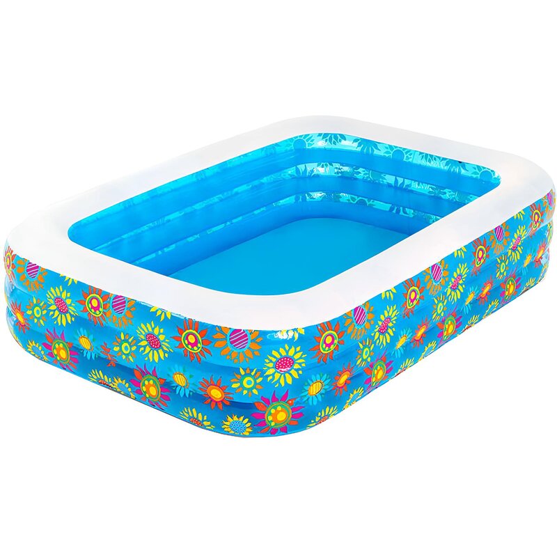 Basen dmuchany BESTWAY Pool Happy Flora Kids 54120 229 x 152 cm 702L