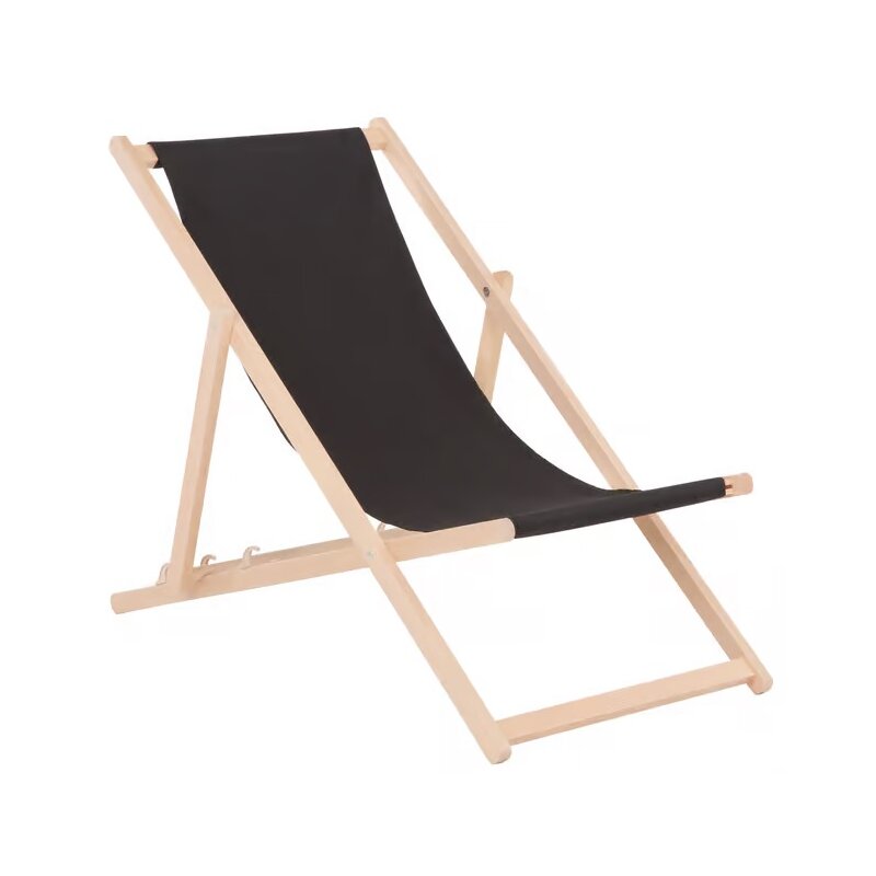 Leżak PATIO Gozo Classic 409573 Czarny