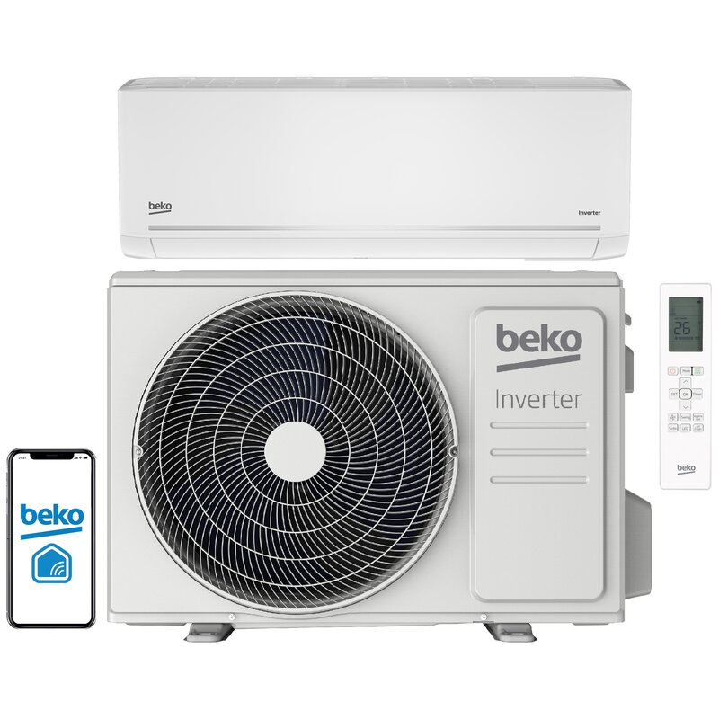 Klimatyzator Split, Pompa ciepła powietrze - powietrze BEKO BEHPG 125/BEHPG 126 3.5 kW