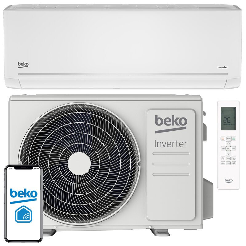 Klimatyzator Split, Pompa ciepła powietrze - powietrze BEKO BEEPGH 095/BEEPGH 096 2.6 kW