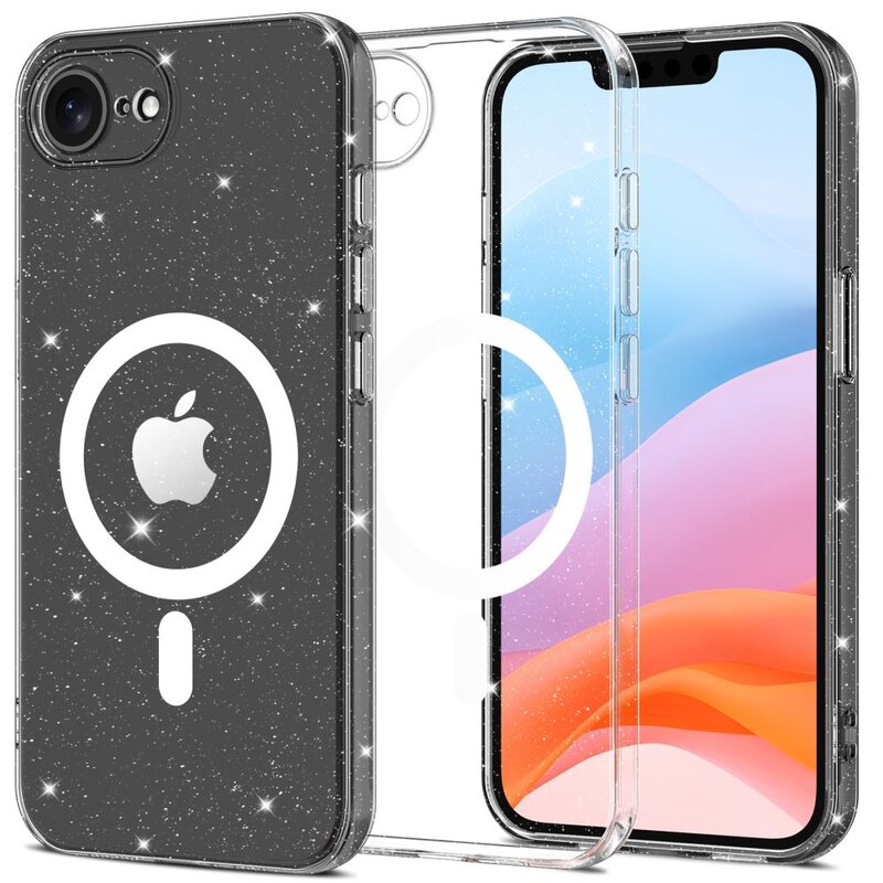 Etui TECH-PROTECT FlexAir MagSafe do Apple iPhone 16e/17e Brokatowy
