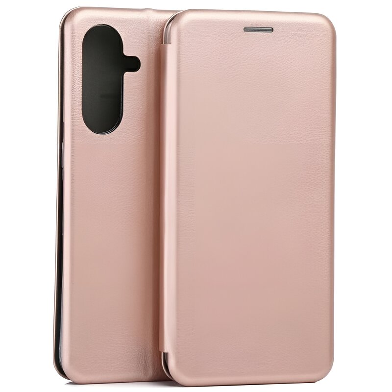Etui BELINE Book Magnetic do Samsung Galaxy A36 Różowo-złoty