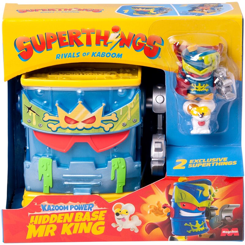 Zabawka SUPERTHINGS Kazoom Power Hidden Base Mr King PSTSP112IN240