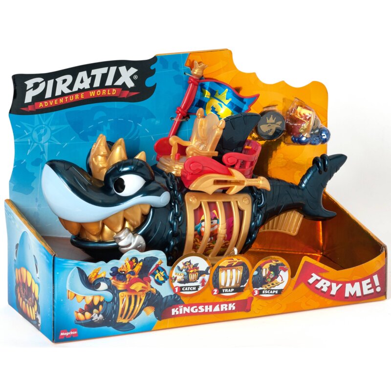 Zestaw figurek PIRATIX Adventure World King Shark Golden Teeth PPXSP112IN11