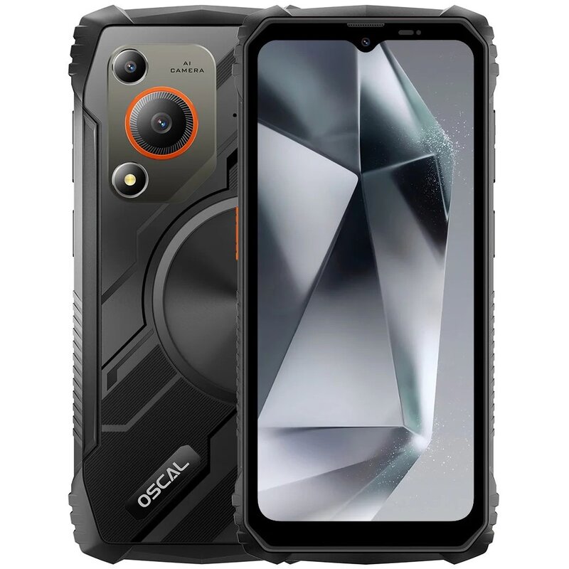 Smartfon OSCAL Marine 1 LTE 4/128GB 6.56" 90Hz Czarny