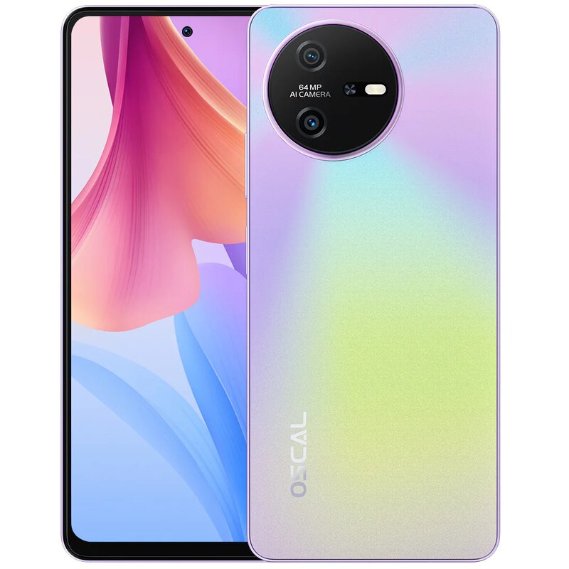 Smartfon OSCAL Tiger 12 8/128GB 6.78" 120Hz Fioletowy