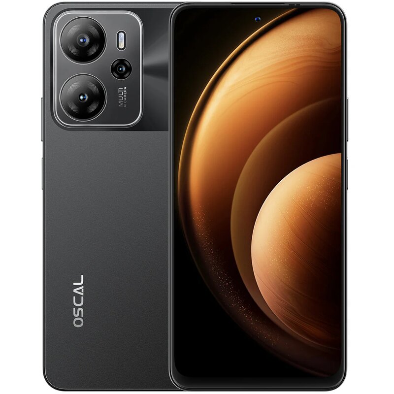 Smartfon OSCAL Tiger 13 5G 8/256GB 6.67" 90Hz Czarny