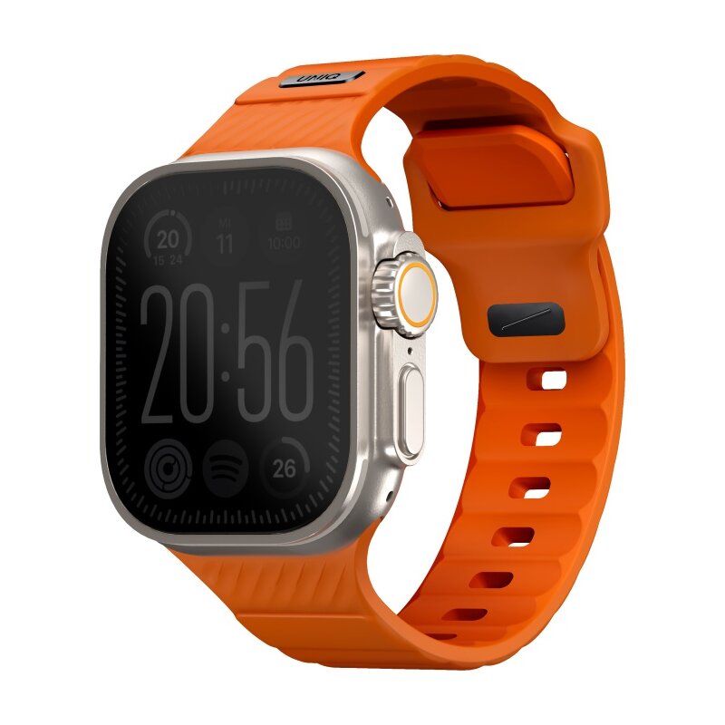 Pasek UNIQ Stride do Apple Watch do koperty 42/44/45/49mm Pomarańczowy