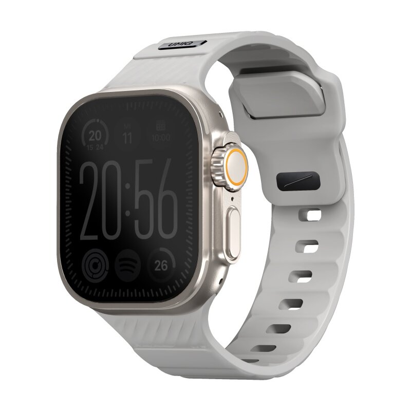 Pasek UNIQ Stride do Apple Watch do koperty 42/44/45/49mm Szary