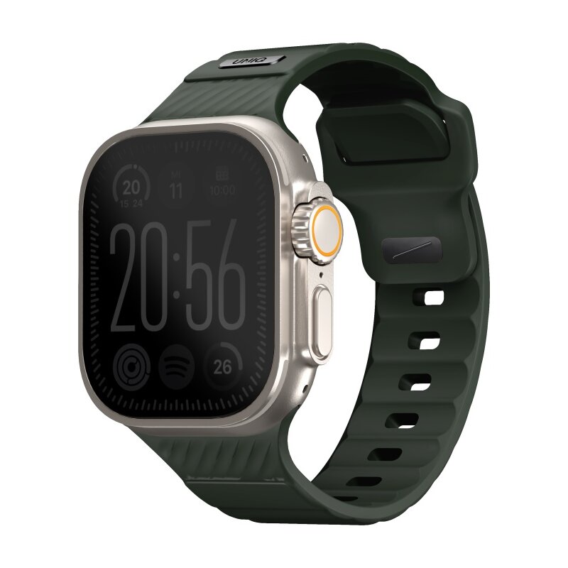 Pasek UNIQ Stride do Apple Watch do koperty 42/44/45/49mm Ciemnozielony