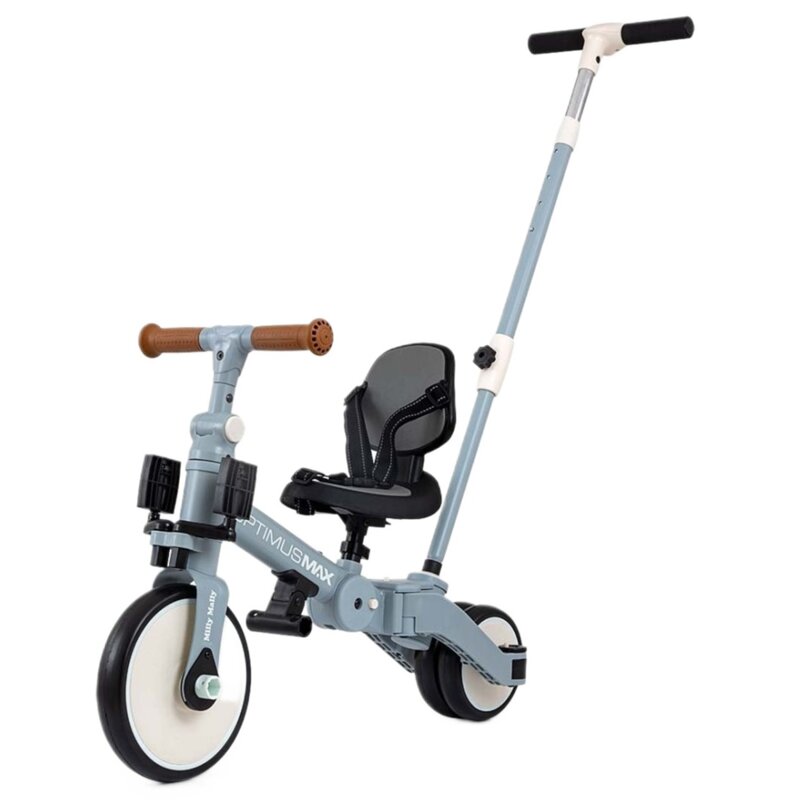Rowerek biegowy MILLY MALLY Optimus Max 5w1 Jasnoszary