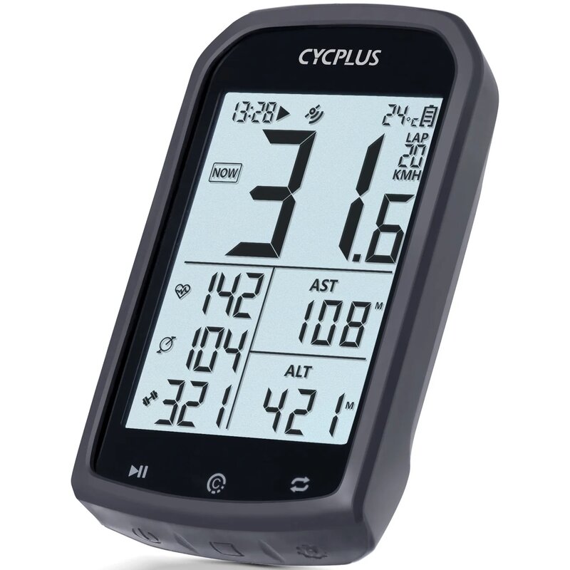 Cycplus Komputer rowerowy M1 Kompatybilny z Strava, Trainingpeaks