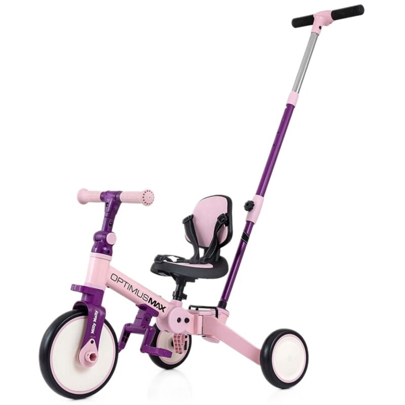 Rowerek biegowy MILLY MALLY Optimus Max 5w1 Różowy