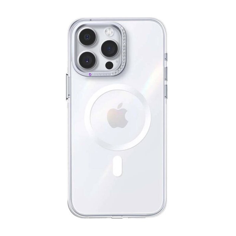 Etui JOYROOM Magsafe Glacier Case do Apple iPhone 15 Pro Max Przezroczysty