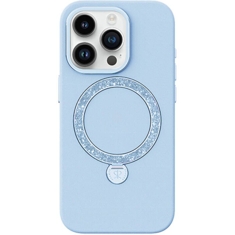 Etui JOYROOM Dancing Circle MagSafe PN-15L2 do Apple iPhone 15 Pro Niebieski