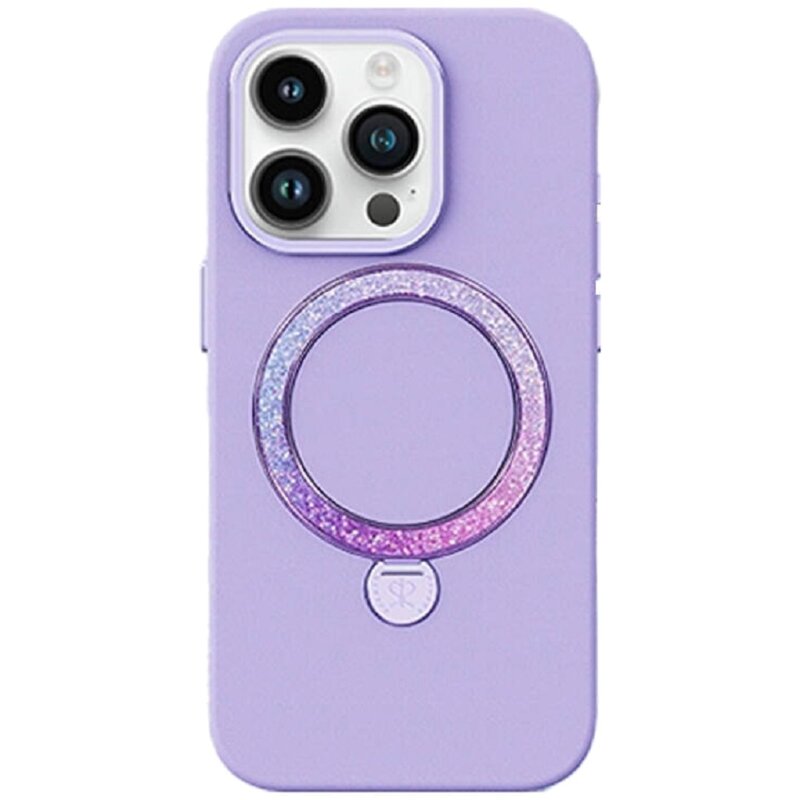 Etui JOYROOM Dancing Circle MagSafe PN-15L4 do Apple iPhone 15 Pro Max Fioletowy