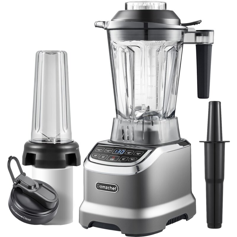 Blender kielichowy AMZCHEF ZM5003-GA Szary