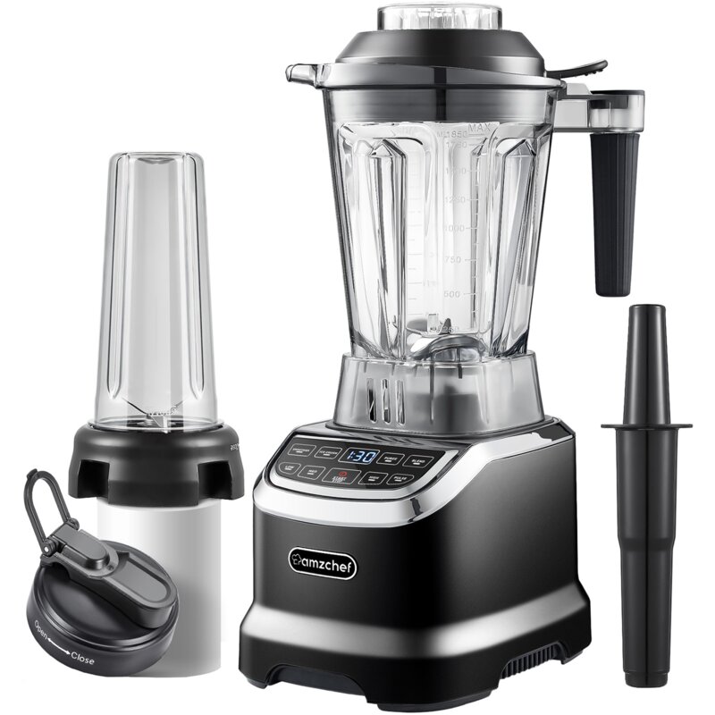 Blender kielichowy AMZCHEF ZM5003-BK Czarny