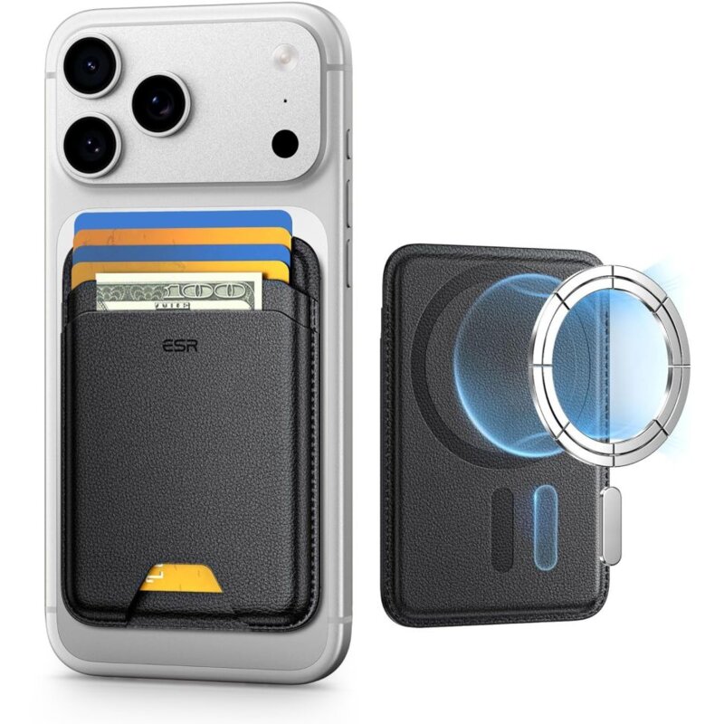 Etui portfel ESR Magnetic Wallet Boost Czarny