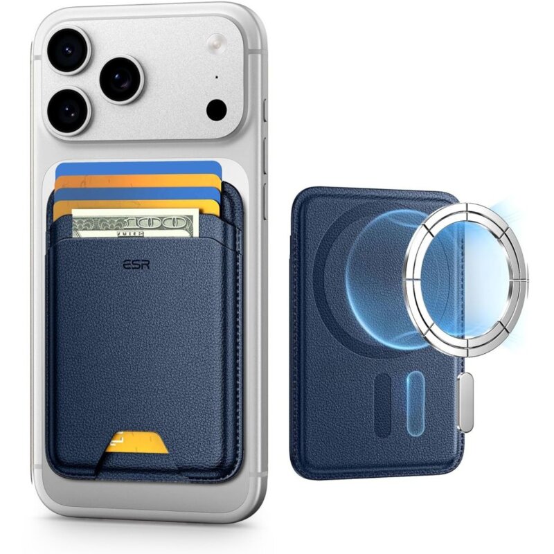 Etui portfel ESR Magnetic Wallet Boost Granatowy