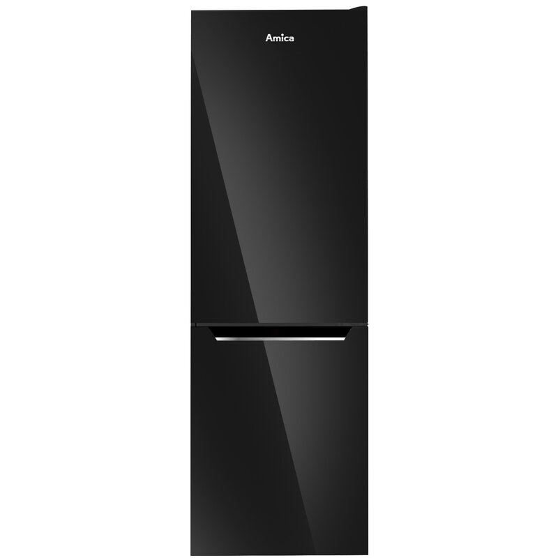 Lodówka Amica FK3506D.2F(E) 322L 185,5cm TotalNoFrost 39dB alarm LED czarna