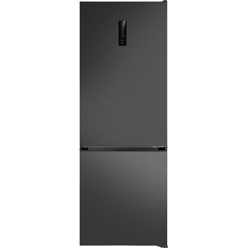Amica FK3706D.5DFXCM (D) Pełny No Frost 200cm Komora świeżości Czarny Inox