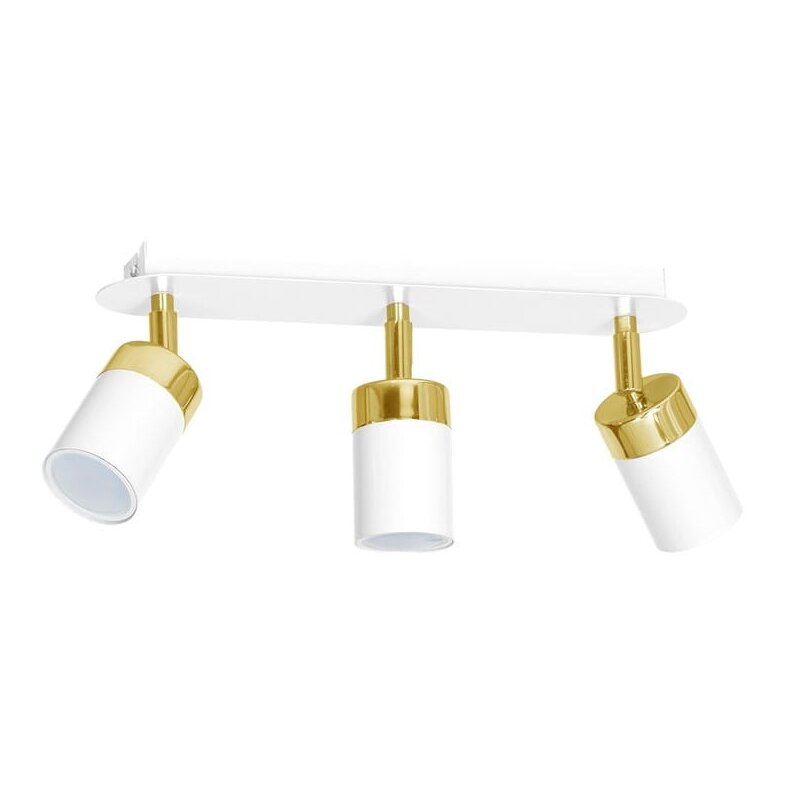 Lampa sufitowa punktowa MILAGRO Joker MLP6130 Biało-złoty