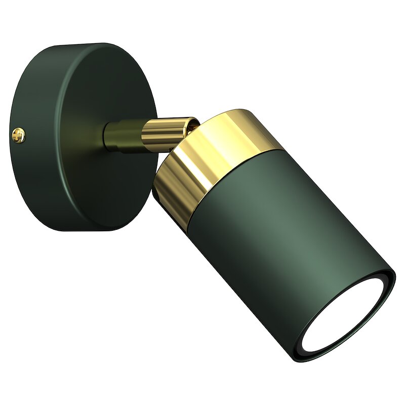 Kinkiet MILAGRO Joker MLP7717 Zielono-złoty