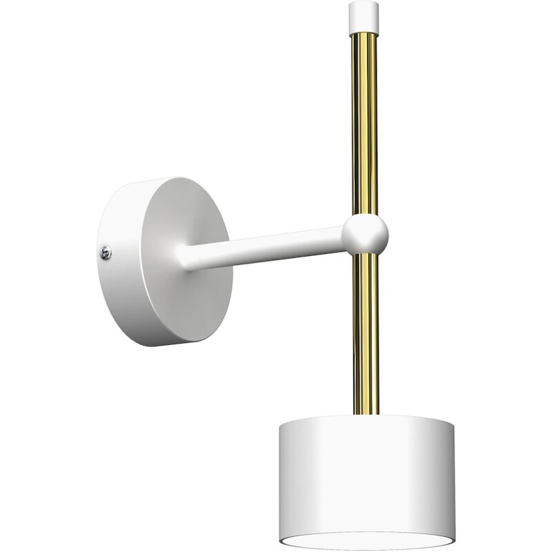 Kinkiet MILAGRO Arena MLP7753 Biało-złoty