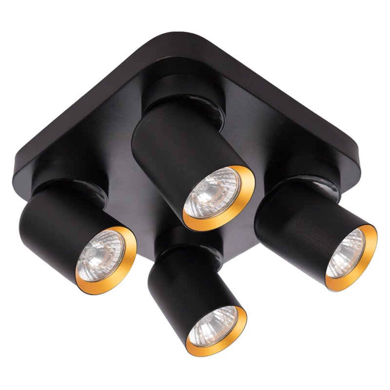 Lampa sufitowa punktowa MILAGRO Andy ML9941 Czarny