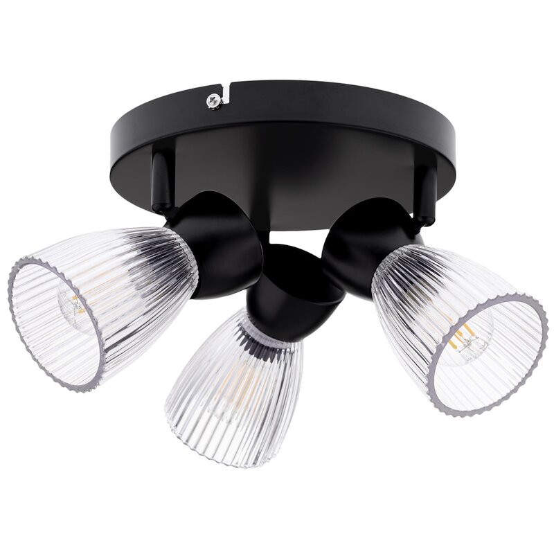 Lampa sufitowa MILAGRO Best Black ML9973 Czarny