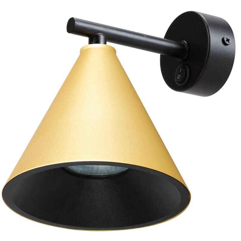 Kinkiet MILAGRO Cone ML1123 Złoty