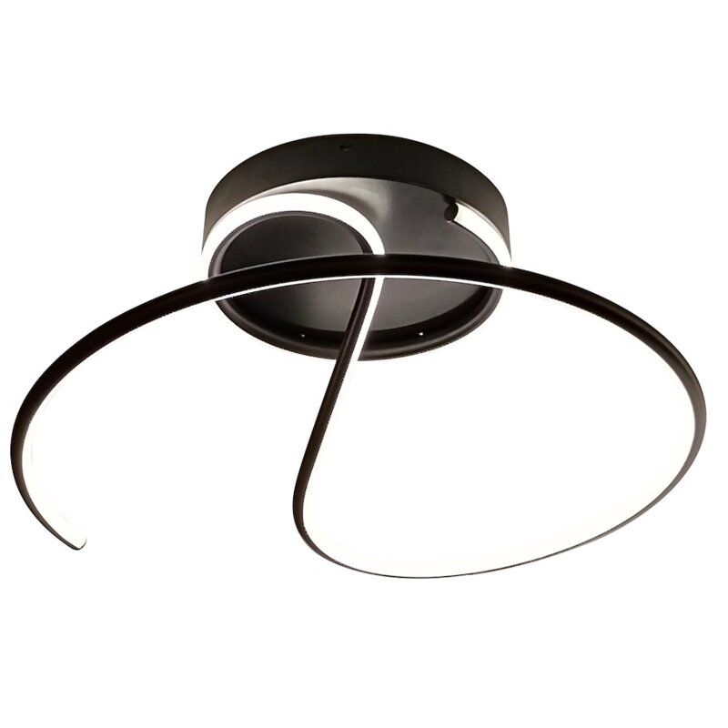 Lampa sufitowa MILAGRO ML1174 Delta Czarny