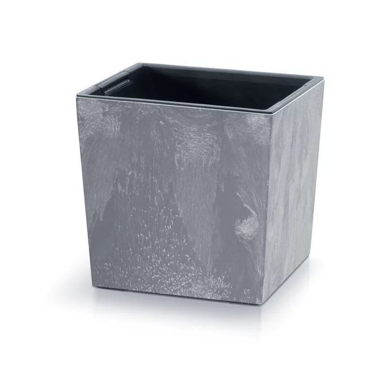 Donica PROSPERPLAST Urbi Square Low Beton Effect DURS240LE 425U 10L Szary